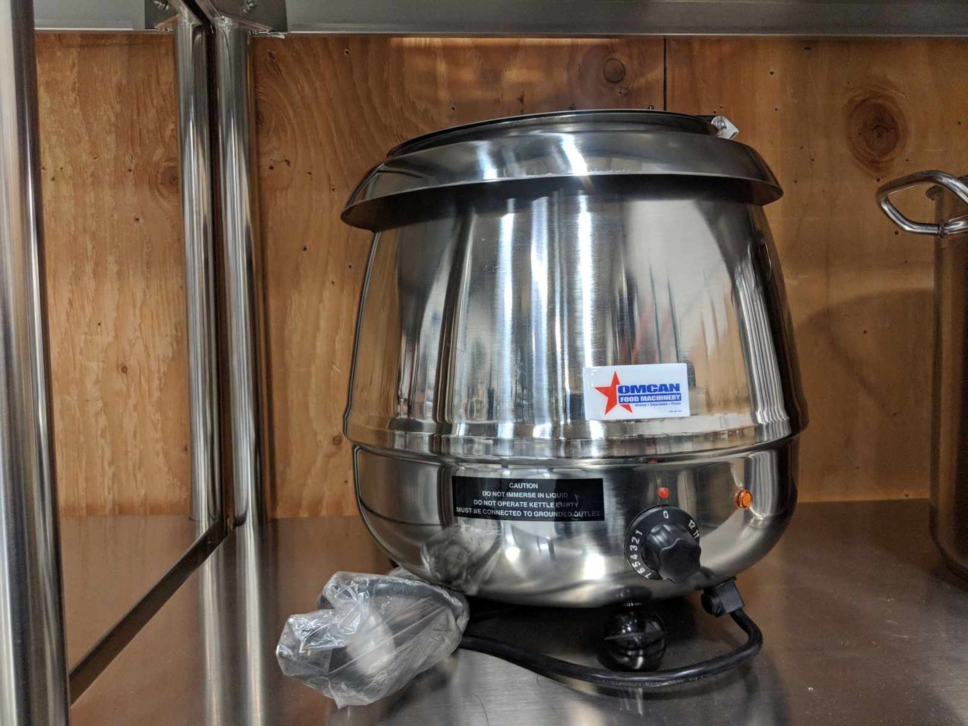 10L Stainless Steel Soup Kettle with Lid