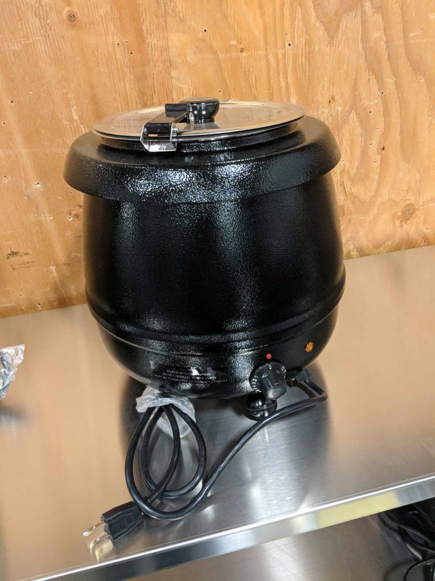 10.5qt Black Soup Warmer, Uniworld USK-6000 - Image 3 of 3