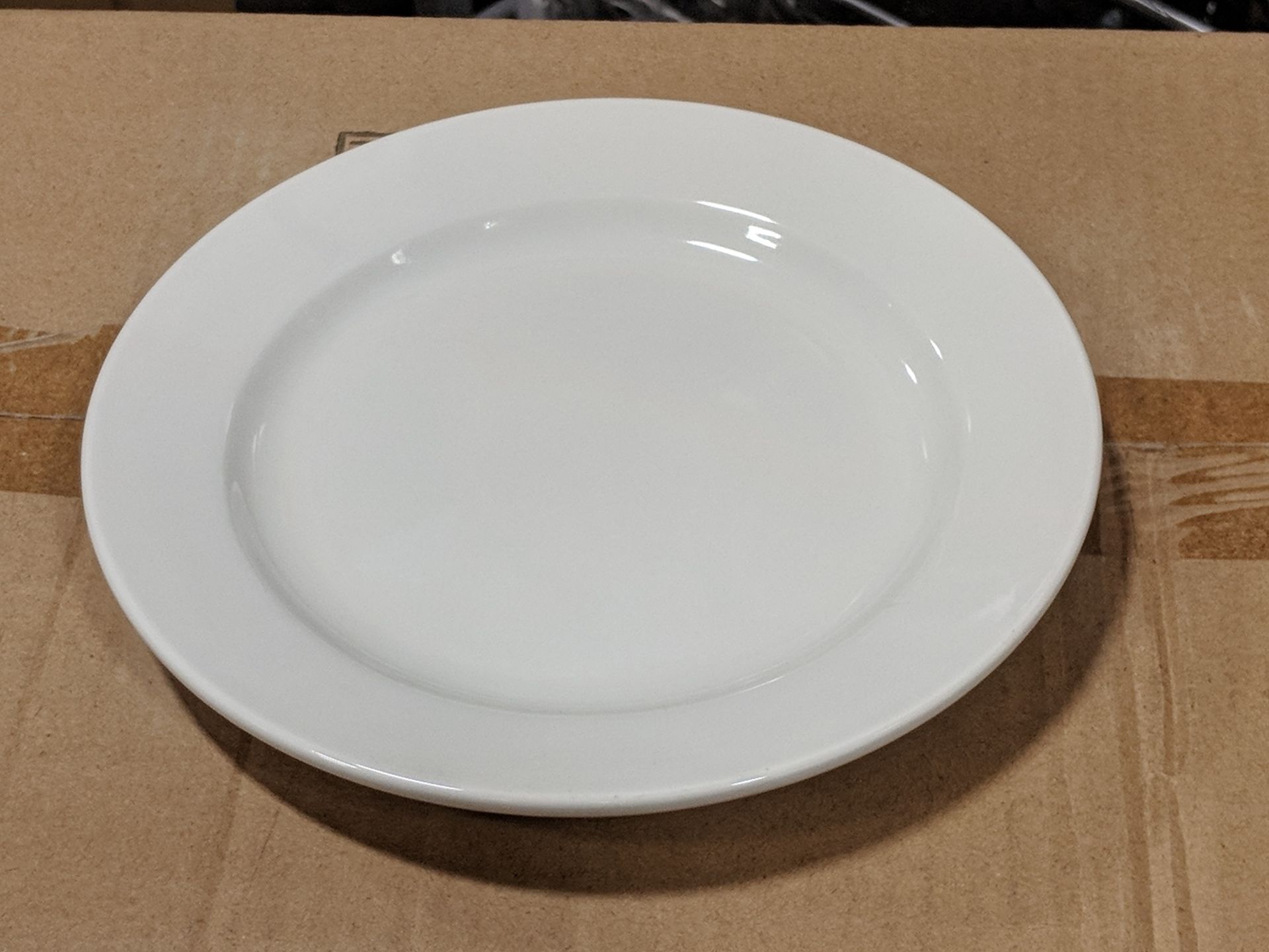 7" White Porcelain Plates, Arcoroc FF414 - Lot of 36 - Image 2 of 3