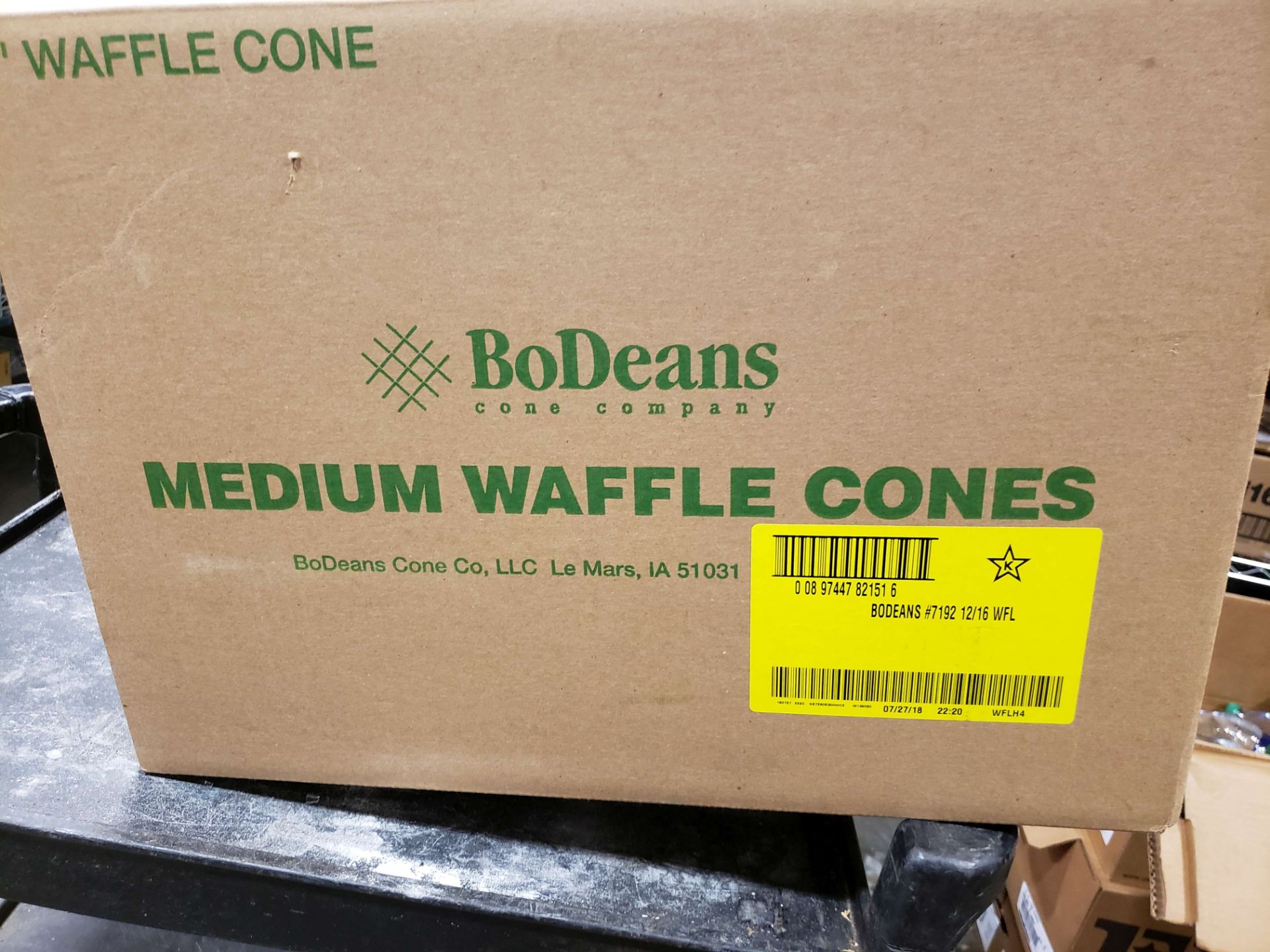 7`Waffle Cones - Box of Approx. 192