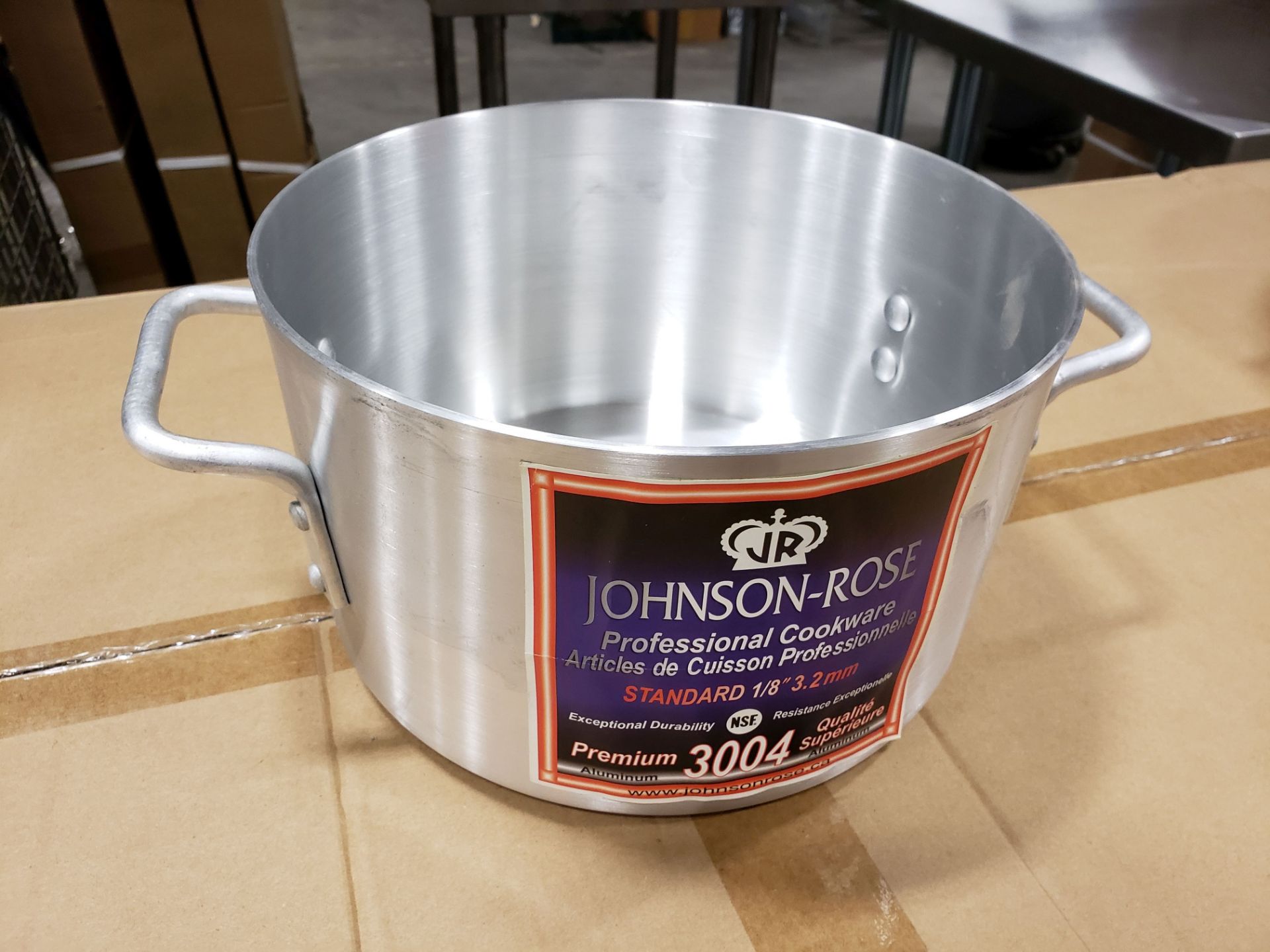 7qt Stock Pot, 8 Gauge 3004 Aluminum, Johnson-Rose 65107