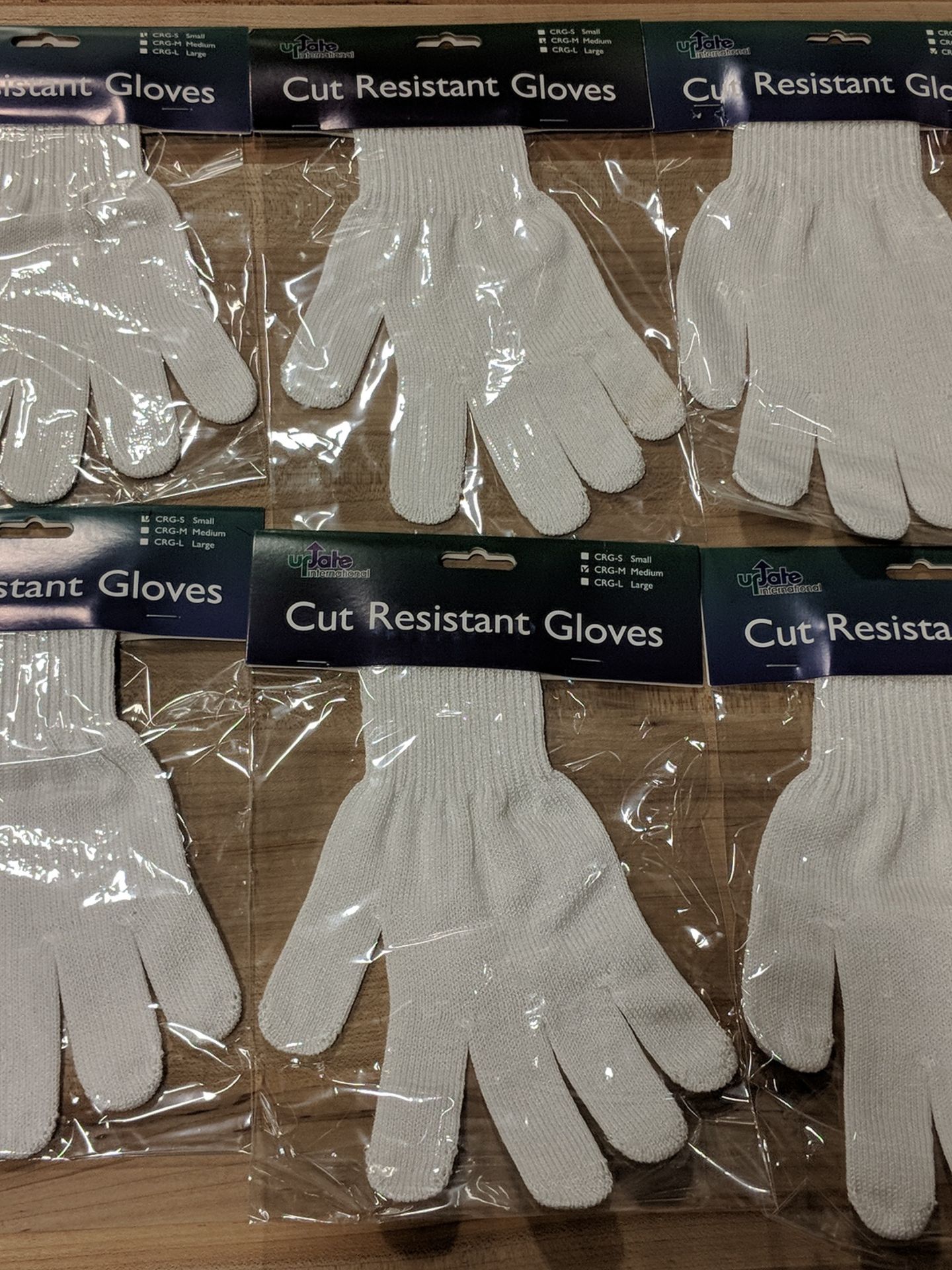 Medium (9.5") Cut-Resistant Gloves - Lot of 2