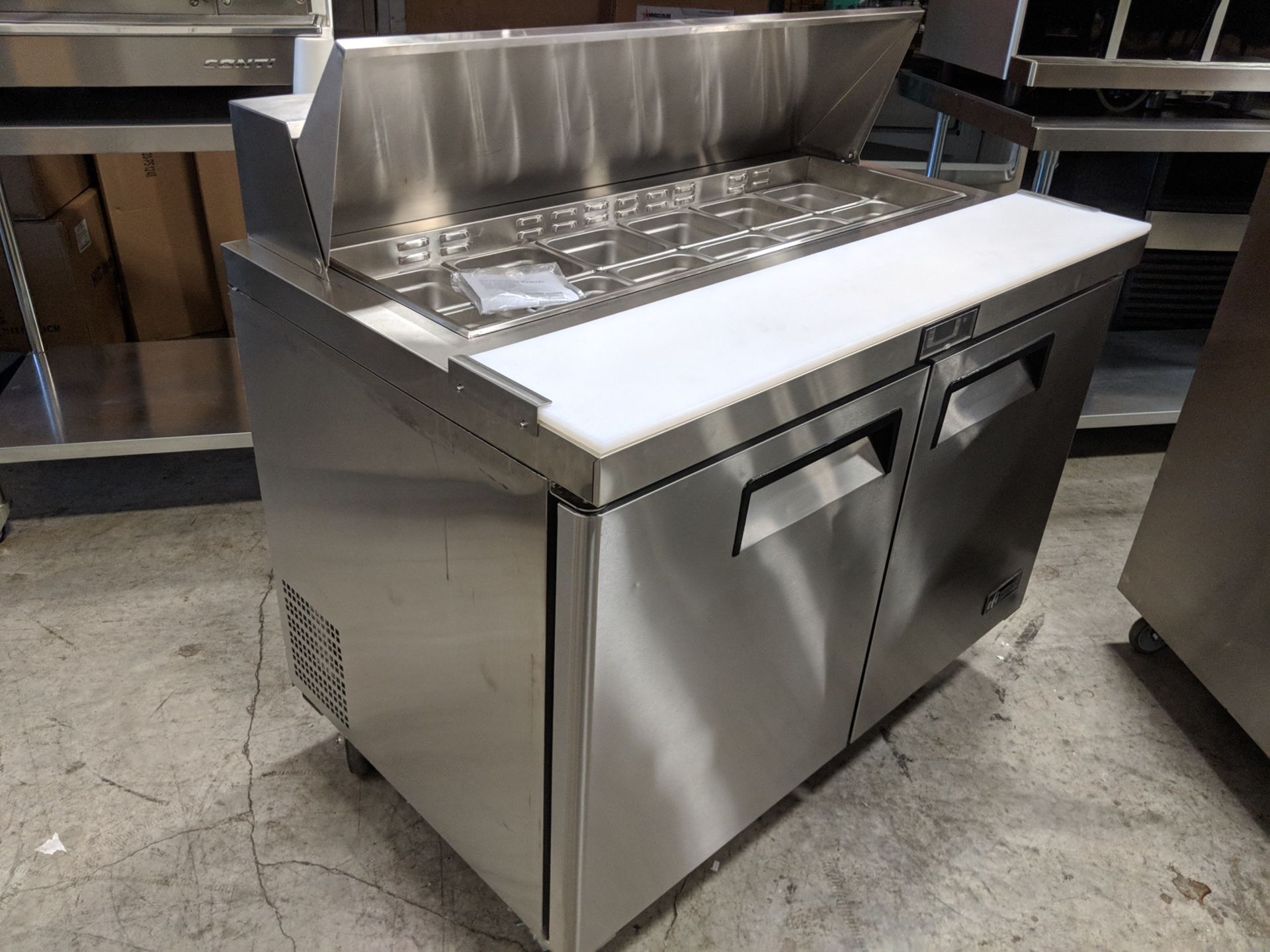 EFI 48" Refrigerated Sandwich Prep Table - Image 6 of 10