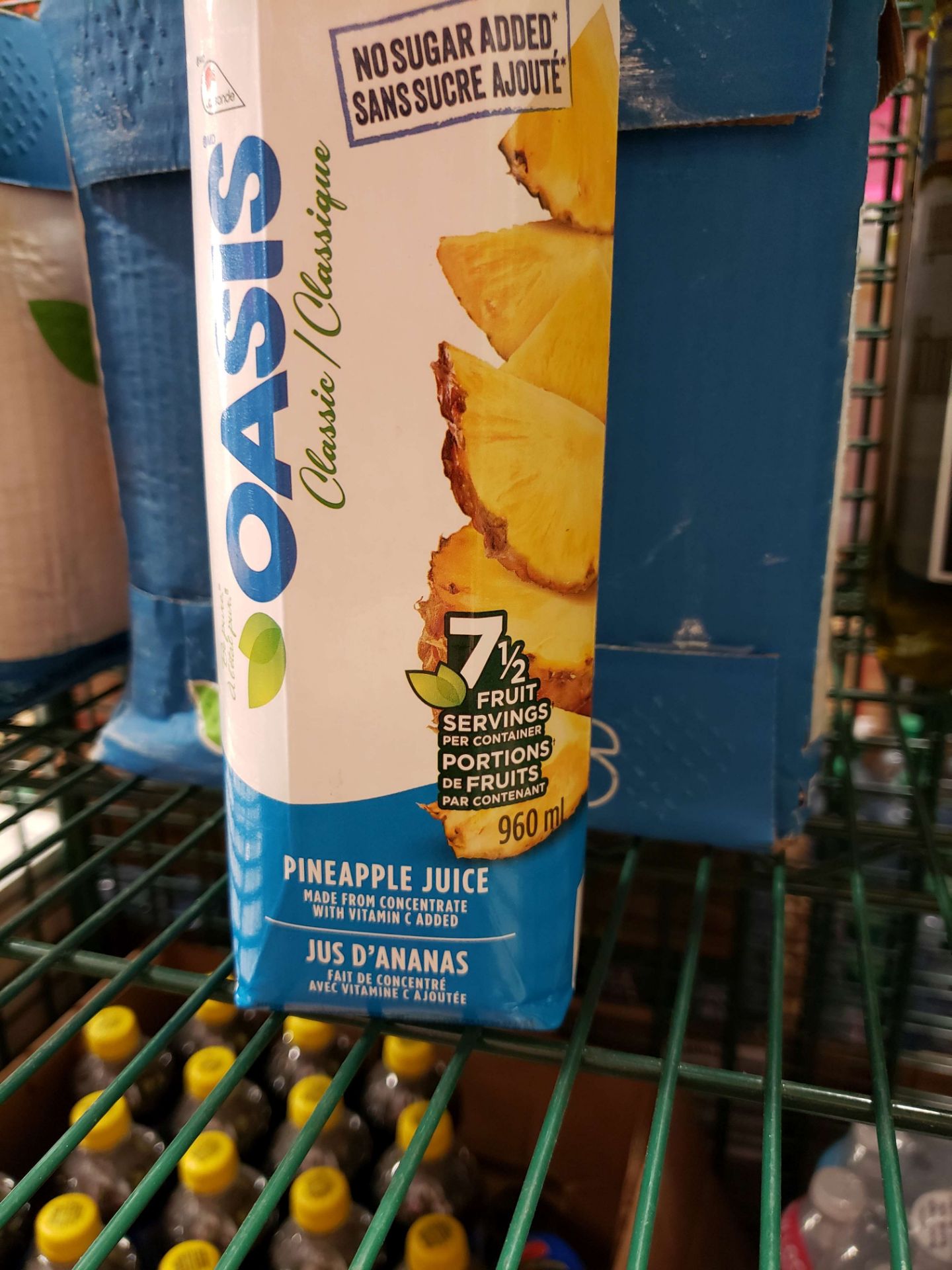 Oasis Pineapple Juice - 22 x 960 ml Cartons - Image 3 of 3