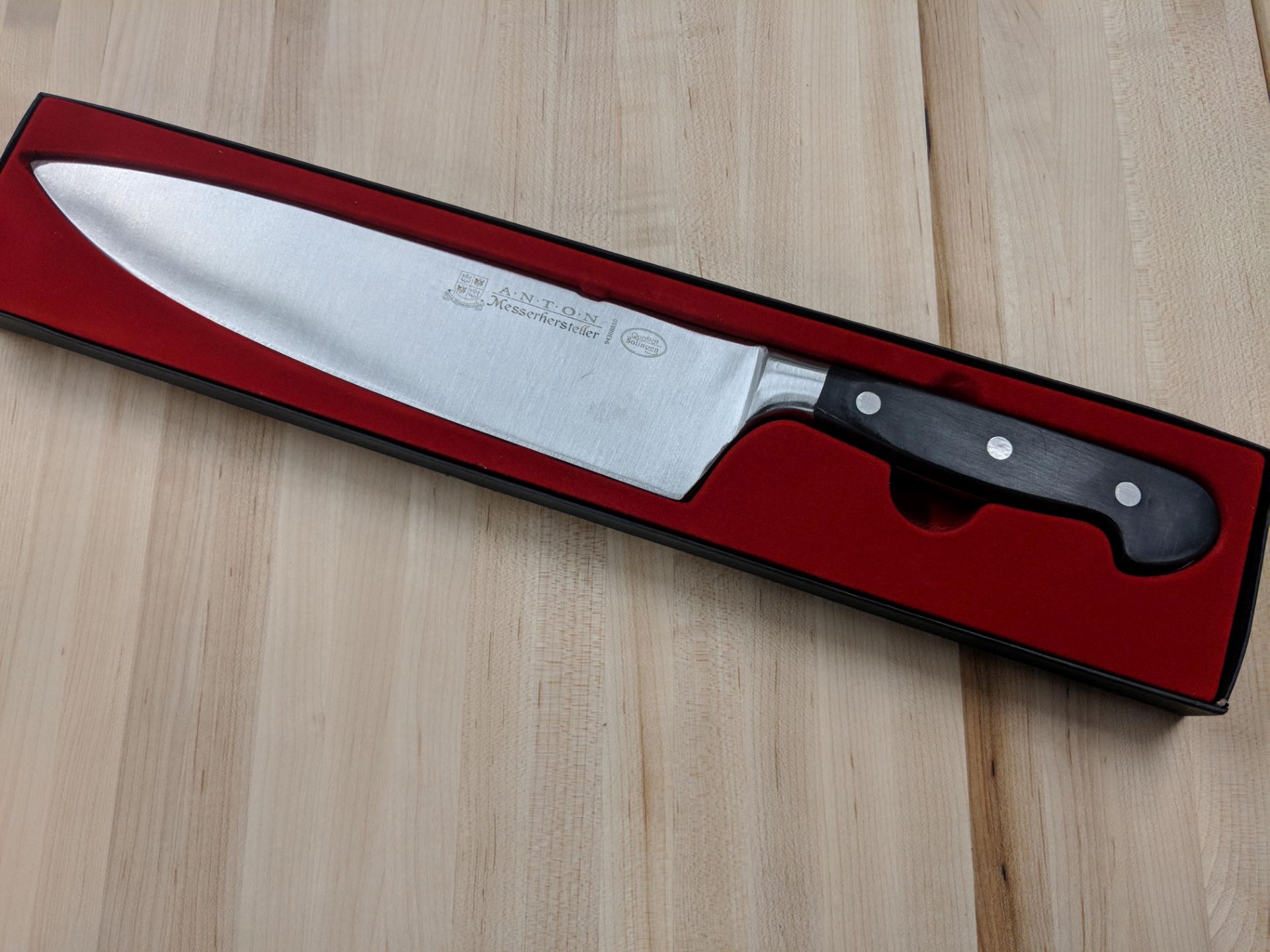 10” Premium Anton Medium Forged Cook's Knife - Image 4 of 4