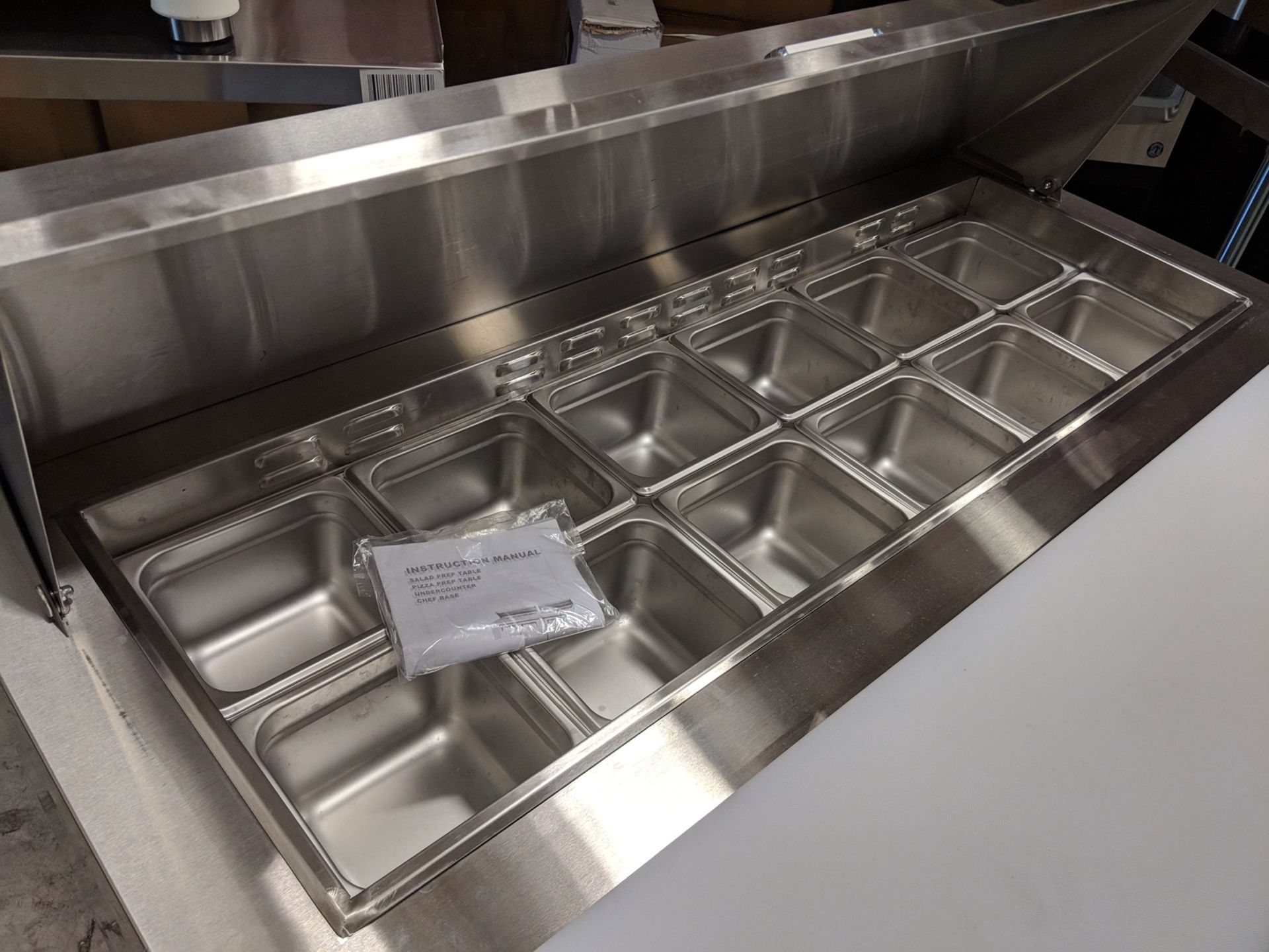 EFI 48" Refrigerated Sandwich Prep Table - Image 5 of 10