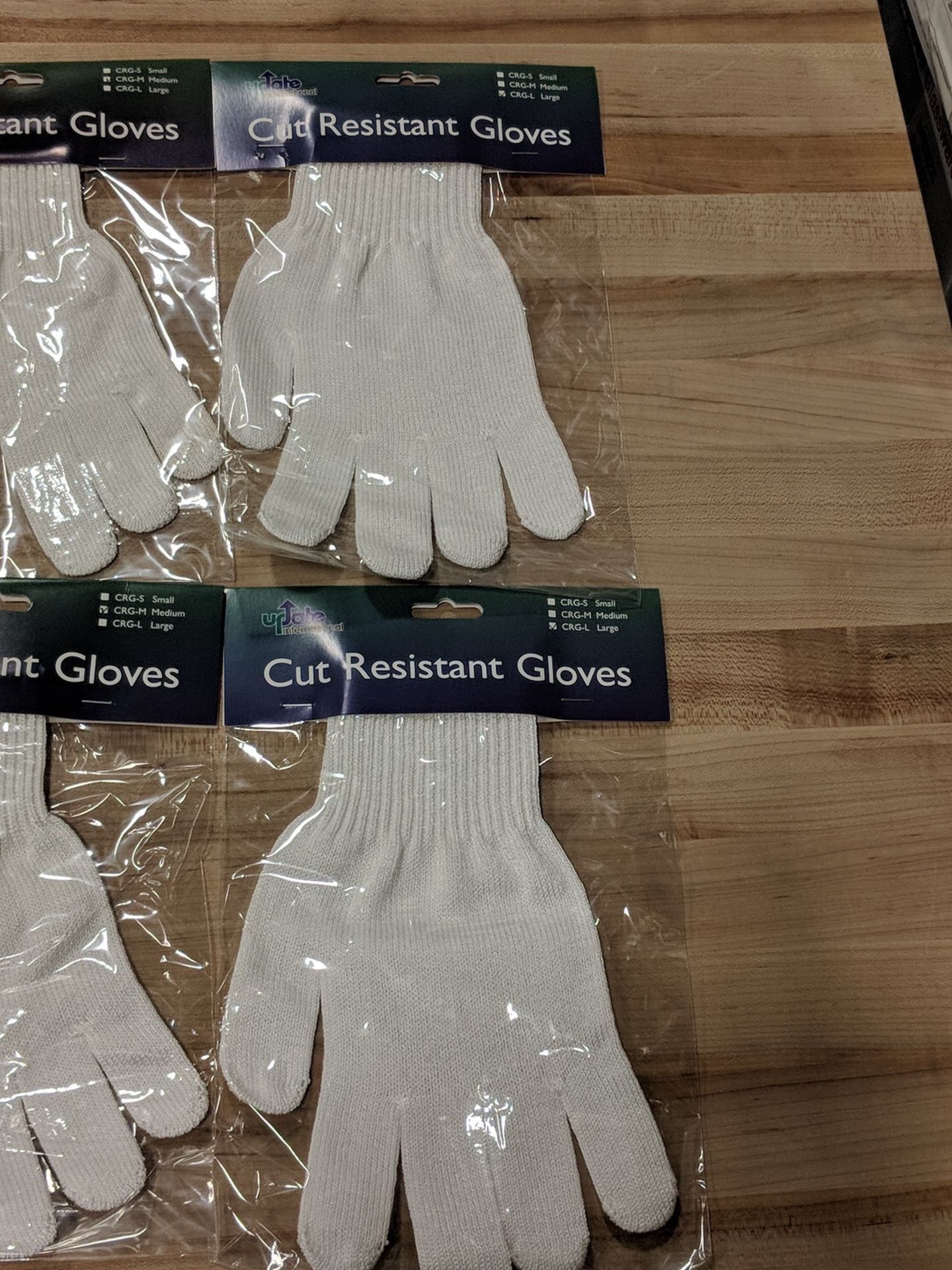 Large (10.25") Cut-Resistant Gloves - Lot of 2