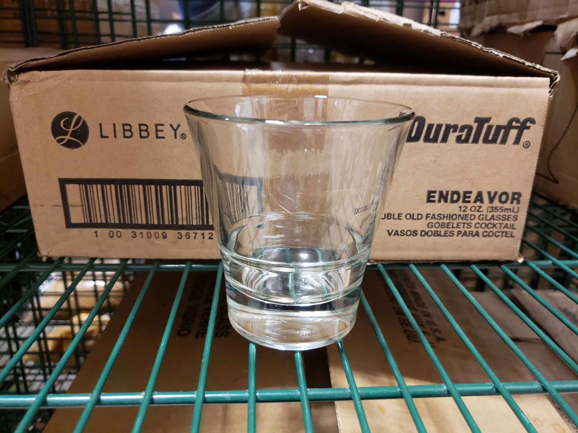 Libbey "Duratuff" Endeavor 12 oz Double Old Fashioned Glasses - Lot of 11