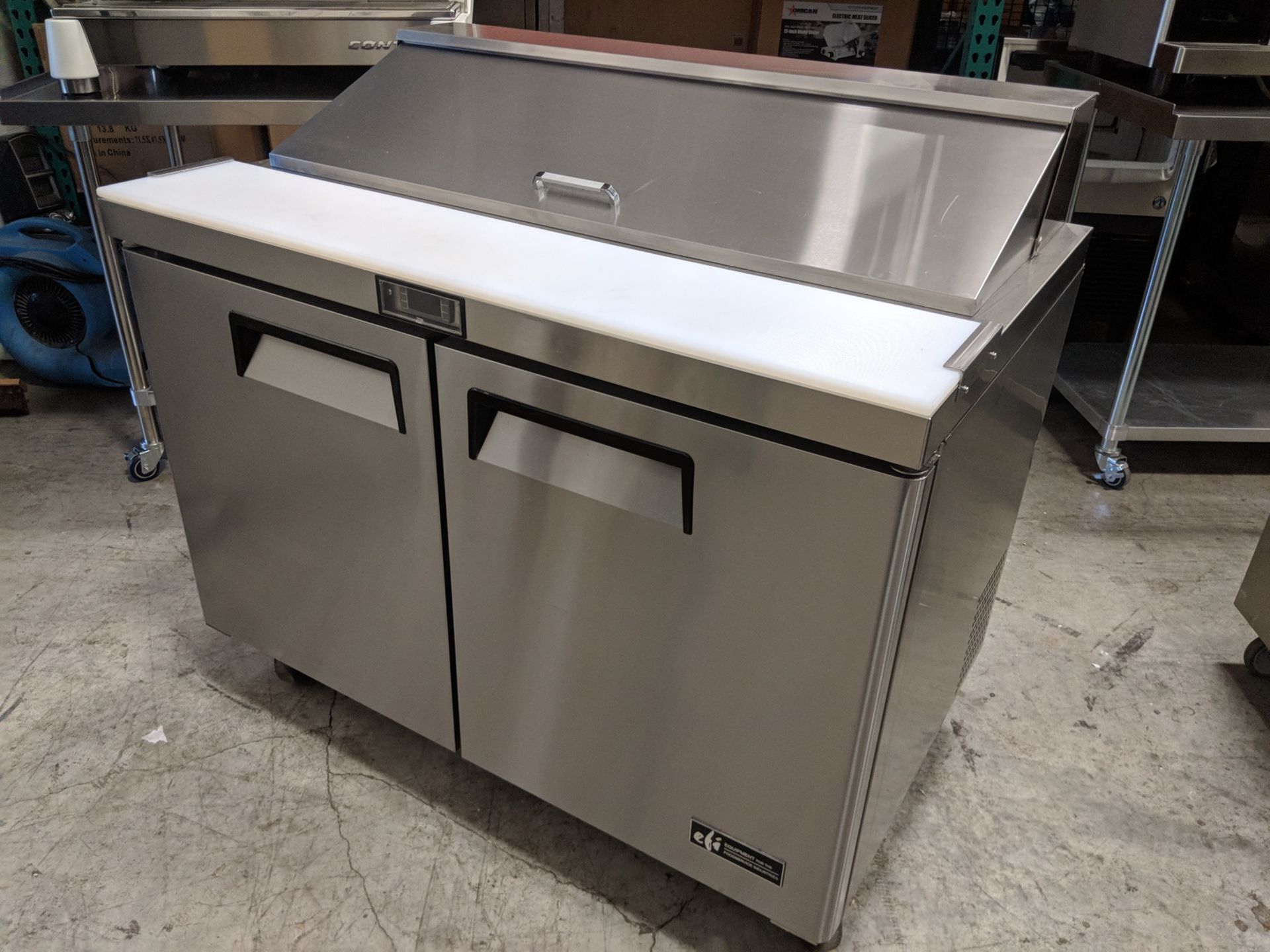 EFI 48" Refrigerated Sandwich Prep Table - Image 3 of 10