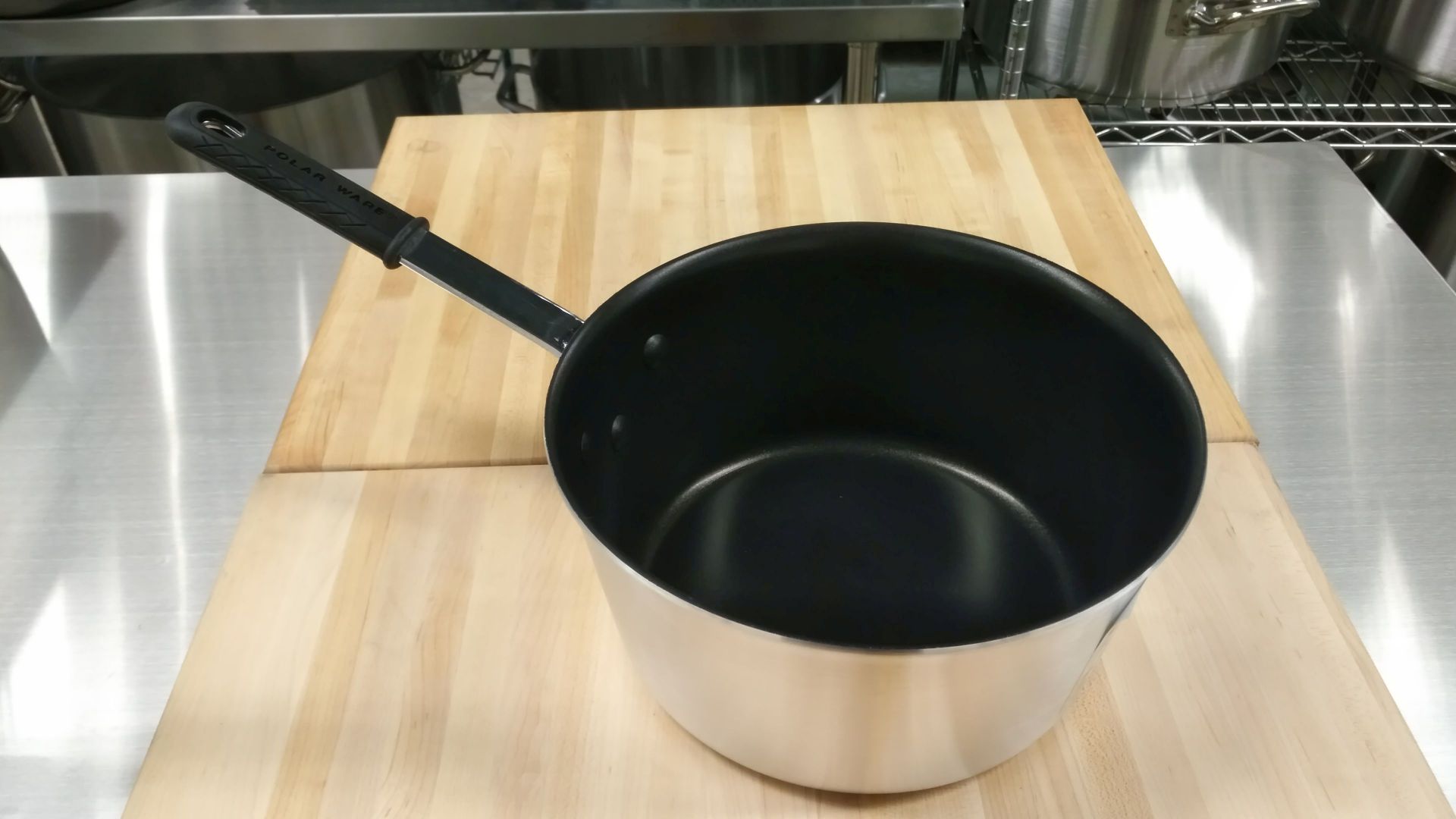 4.75qt Heavy Duty Coated Aluminum Sauce Pot