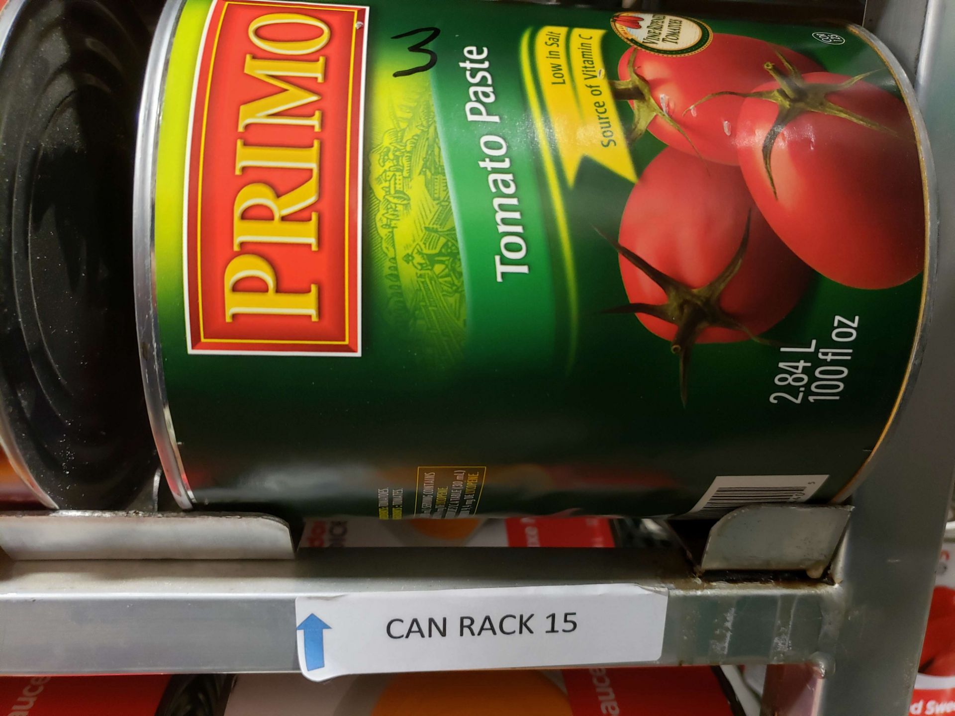 Primo Tomato Paste - 3 x 2.84 lt Cans