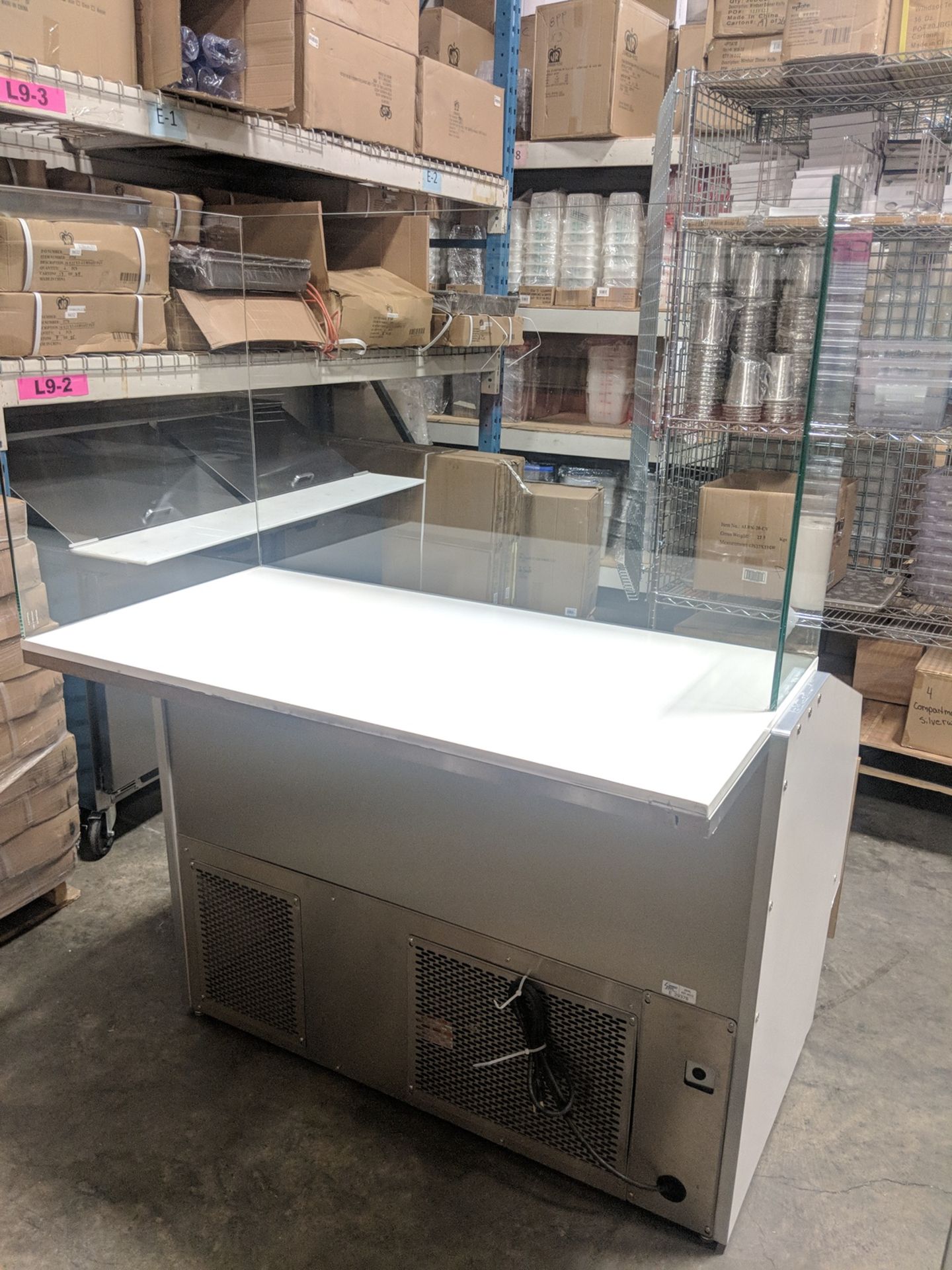 Arctica 51" Custom Open Merchandiser with Heavy Glass Display Shelf - Image 10 of 10