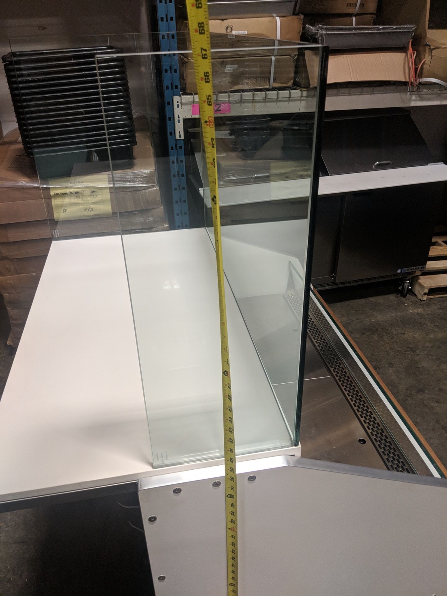 Arctica 51" Custom Open Merchandiser with Heavy Glass Display Shelf - Image 3 of 10