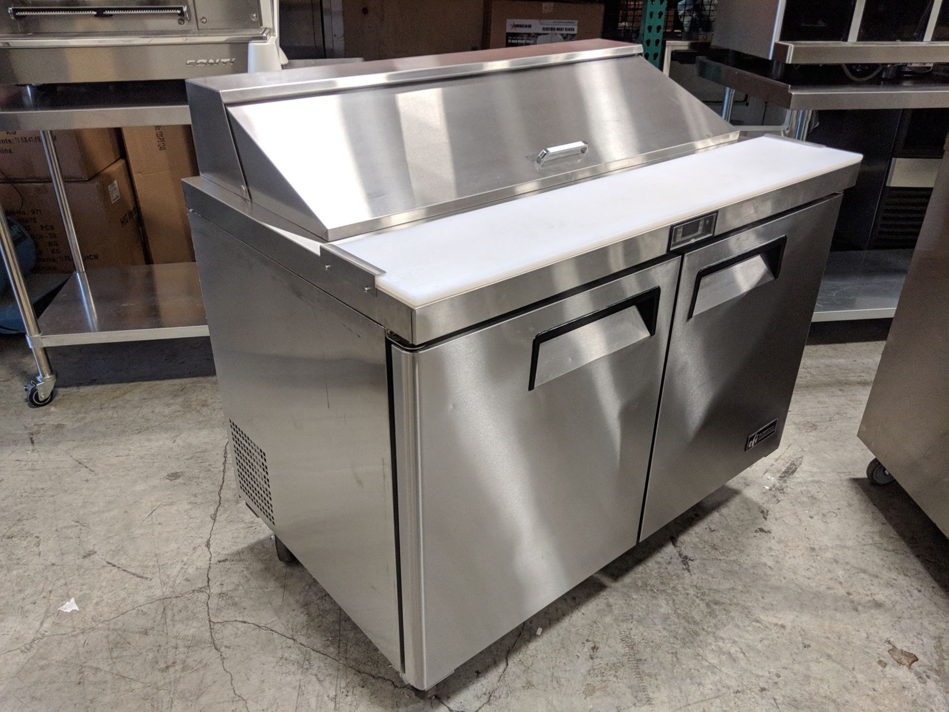 EFI 48" Refrigerated Sandwich Prep Table - Image 4 of 10