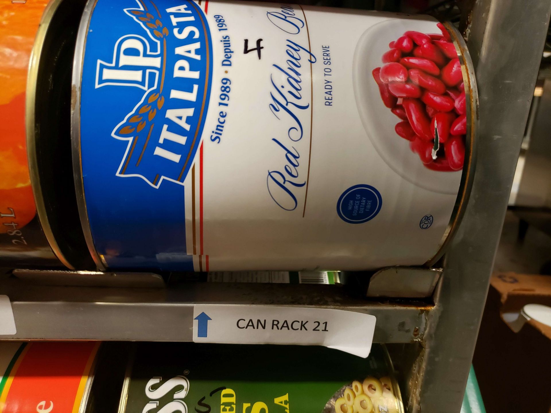 Italpasta Red Kidney Beans - 4 x 2.84 lt Cans