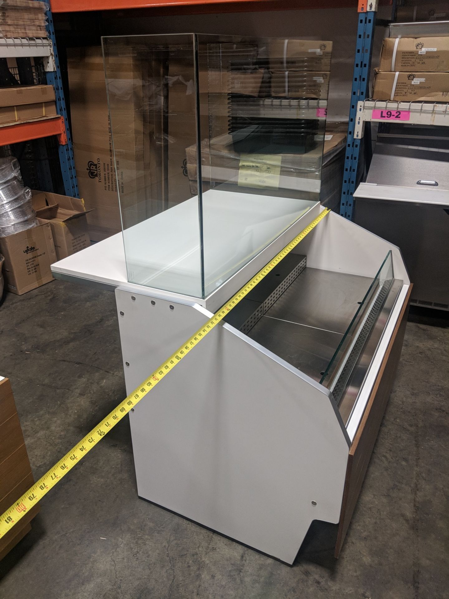 Arctica 51" Custom Open Merchandiser with Heavy Glass Display Shelf - Image 2 of 10