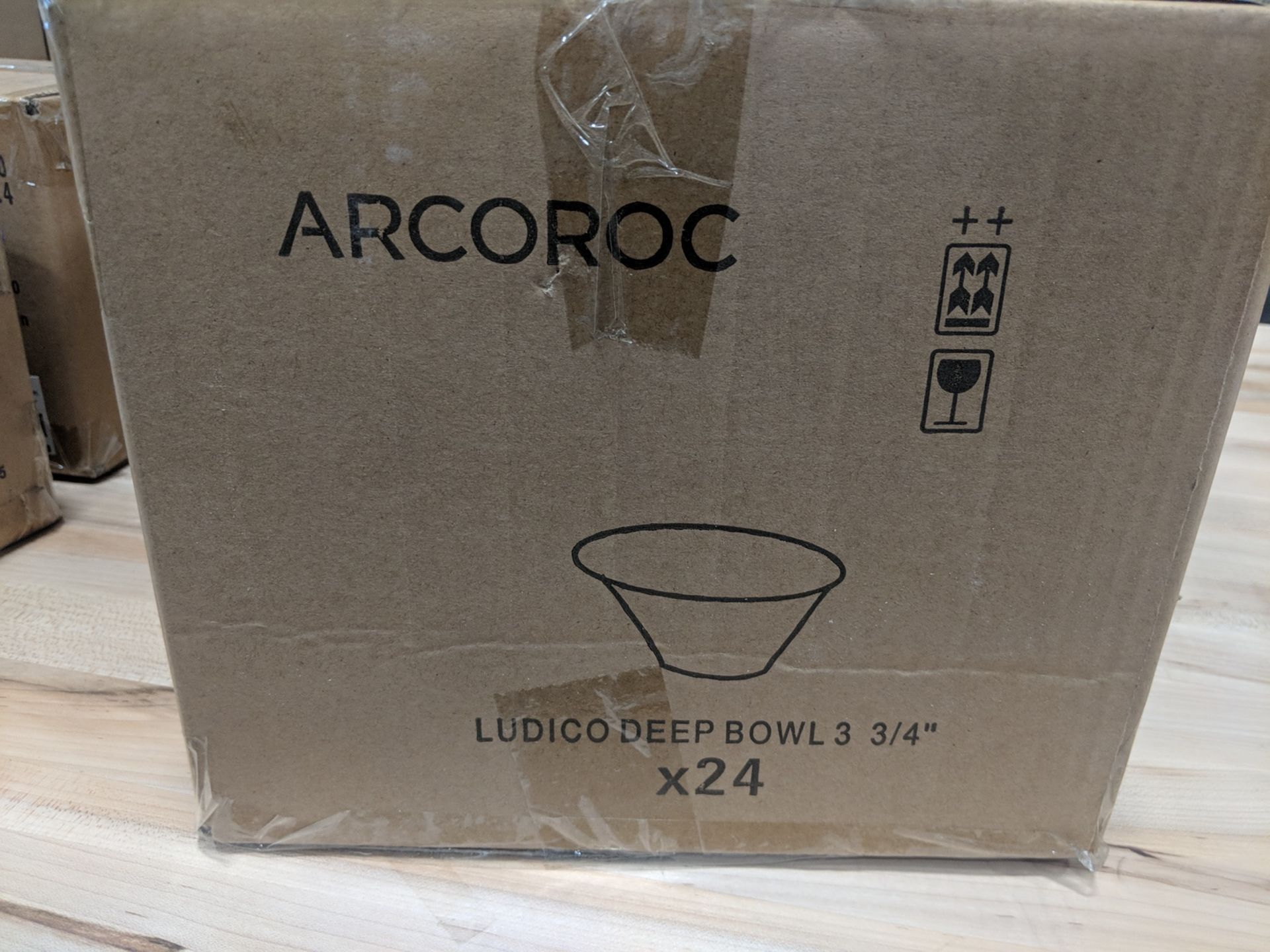 5oz/150ml White Porcleain Appetizer Ludico Bowls, Arcoroc R0741 - Lot of 24 (1 Case) - Image 5 of 6