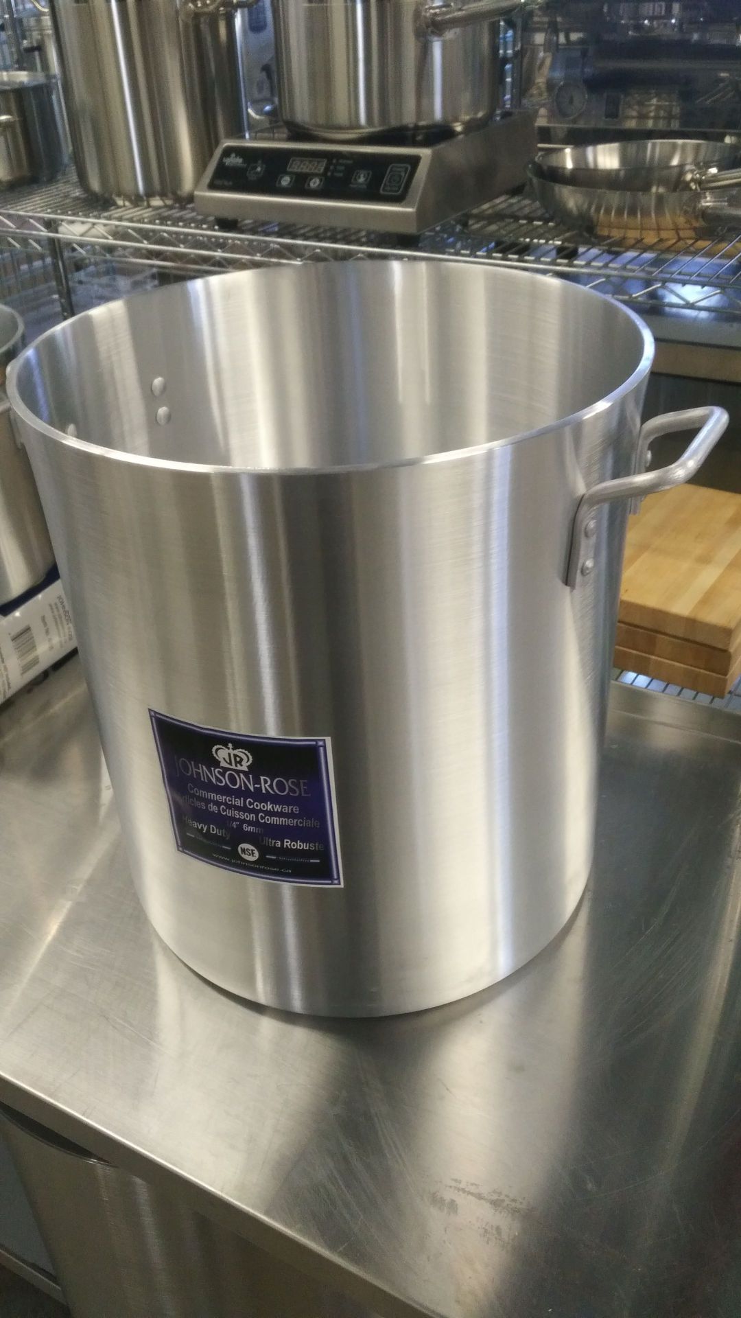 60qt Extra Heavy Duty Aluminum Stock Pot, Johnson-Rose 65760