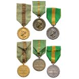 The Commercial and Industrial Merit Medal, Set 1-3 Classes, instituted on the 22nd of November 1912