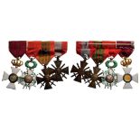 Medal Bar with 4 Decoration