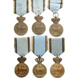 Lot of 10. The Centennial Medal, instituted on 5th of May, 1939