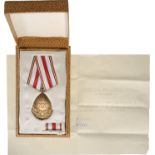 RPR -MEDAL FOR THE 20th ANNIVERSARY OF THE LIBERATION OF THE FATHERLAND, instituted in 1964