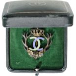 "Royal Hunting Club" Badge, King Carol II, 1930-1940