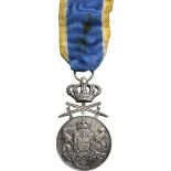 Medal of Faithfull Service, 2nd Type, Military, 2nd Class, instituted on the 8th of April 1880