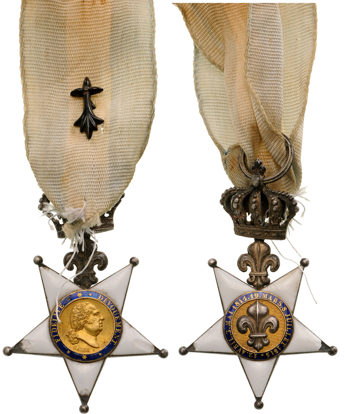 DECORATION OF THE LILY FOR THE NATIONAL GUARD OF PARIS, instituted in 1814 - Image 2 of 2