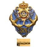 7 Years Badge of the Naval School for Officers