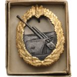 Kriegsmarine Artillery War Badge, instituted in 1941