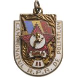 Poliathlon Championship Badge, 1953, 2nd Prize