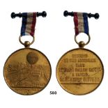 Memorial Medal "Souvenir of my ascent in the hotair baloonâ€šÃ„Â¶ Giffard" 1879