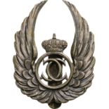 Observer Badge, King Carol II Model with a cut-out chip 1931-1940