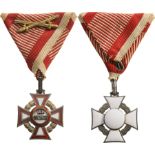 MILITARY MERIT CROSS, 3rd Class, instituted in 1849