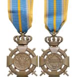 Cross of Faithfull Service, 2nd Type, Military, 3rd Class, instituted on the 11th of November 1906