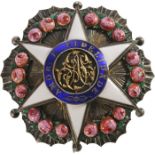 Dignitary Breast Star, 3rd Class, instituted in 1829. Breast Star, 51 mm, gilt Silver,