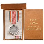 MEDAL FOR THE 25th ANNIVERSARY OF THE LIBERATION OF THE FATHERLAND, instituted in 1969