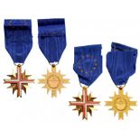 Lot of 2 European Confederation of War Veterans Cross