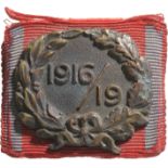 War Invalids Badge 1916-1919