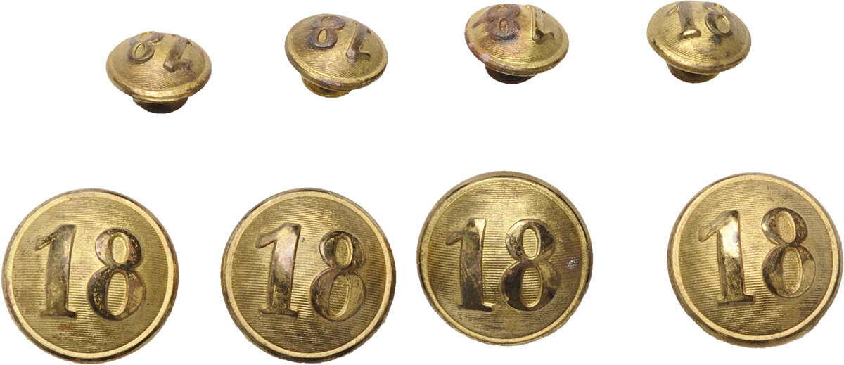 Lot of 200 military Buttons, md 1873 - Image 7 of 7