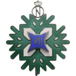 7 Year Badge of the 4th Mountain Battalion - Prince Nicholas