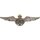 Pilot Badge for Graduates of the "Sport â€“ Tourism" Department, King Carol II Model 1931-1940