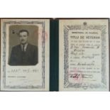 1st WW Veteran ID booklet