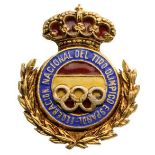 BADGE OF THE SPANISH OLYMPIC SHOOTING FEDERATION MINIATURE