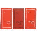 3 times the same booklet on the Decorations of the Socialist Federative Rep. of Yugoslavia