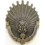 REGIMENTAL BADGE "7 YEARS BAGDE OF THE HIGHER WAR SCHOOL"