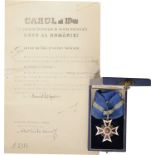 ORDER OF THE CROWN OF ROMANIA, to a French Lieutenant-Colonel