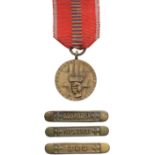 The Cruisade Against Communism Medal with 3 Bars, 1942