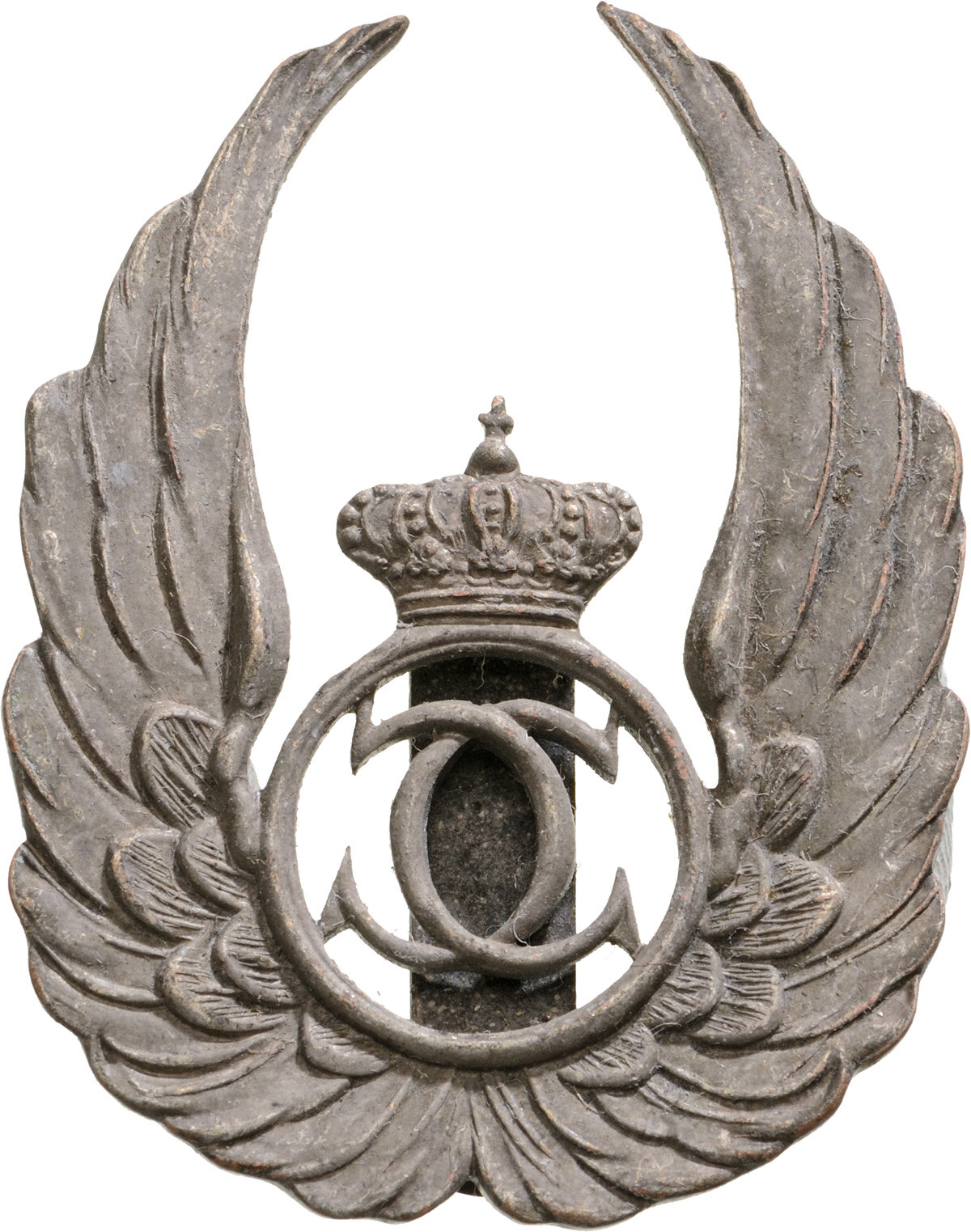 Observer Badge, King Carol II Model with a cut-out chip 1931-1940